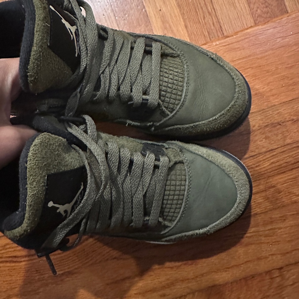 Air Jordan Olive Green Sneakers